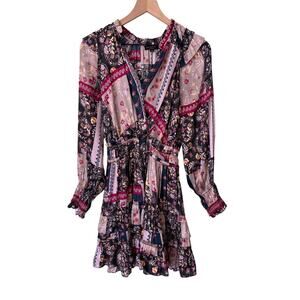 Current Air Anthropologie Paisley Printed Mini Dress Small
